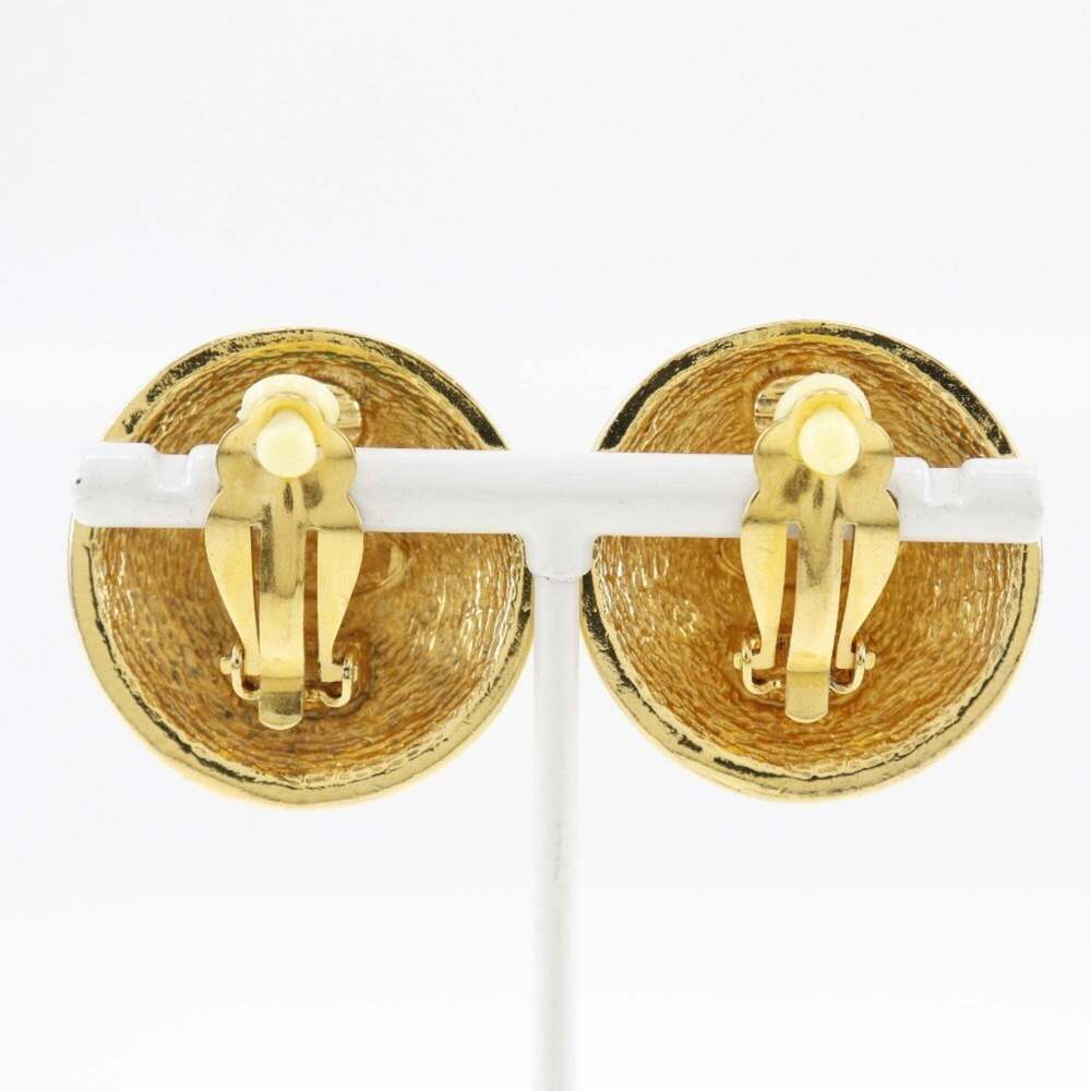 CHANEL Authentic Vintage Gold Earrings - Picture 3 of 7